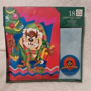 Vintage Looney tunes holiday time christmas greeting cards